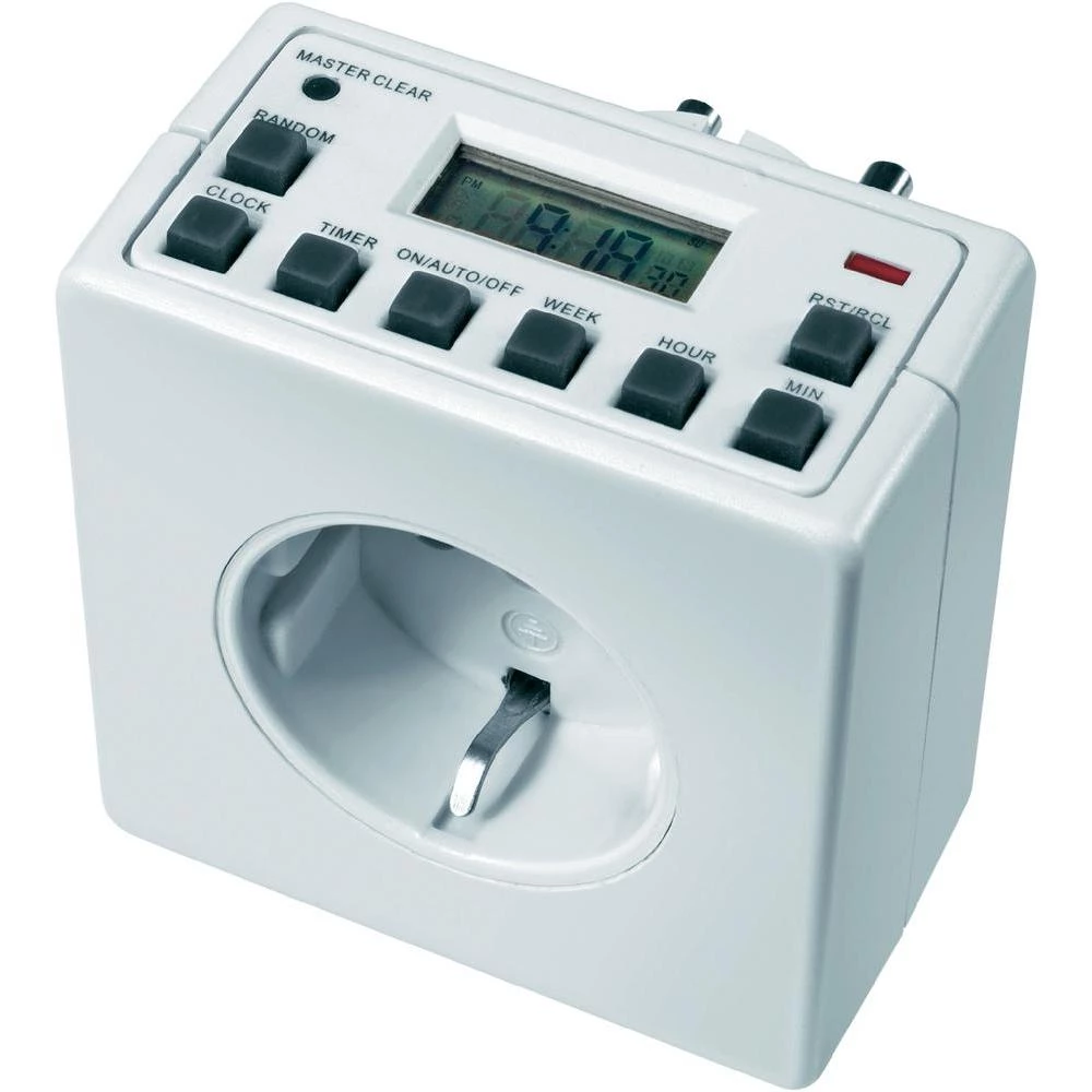 Digitalni tjedni uklopni sat GEV, IP20, 230 V/50 Hz, stikalnih prog.: 10 slika