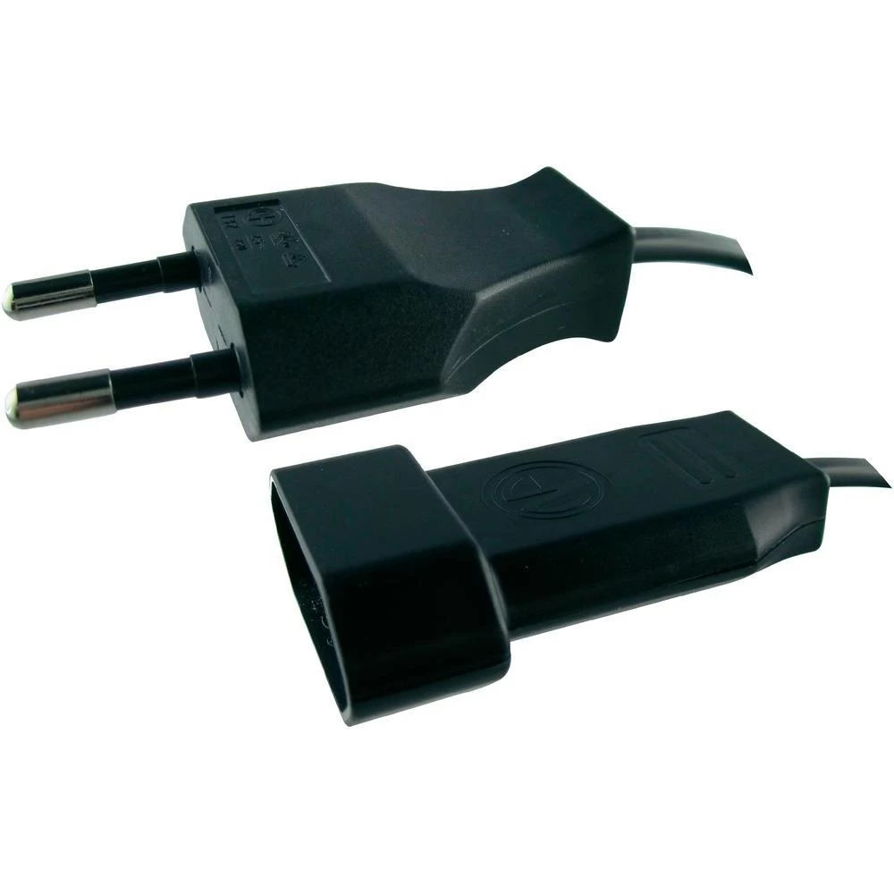 EuroPS-i produžni kabal Hawa 1008252, 5 m, crne boje, H03VVH2-F 2 x 0,75 slika