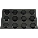 3M samoljepljivi elastični pufer SJ 5744 (O x V) 19 mm x 4 mm crni