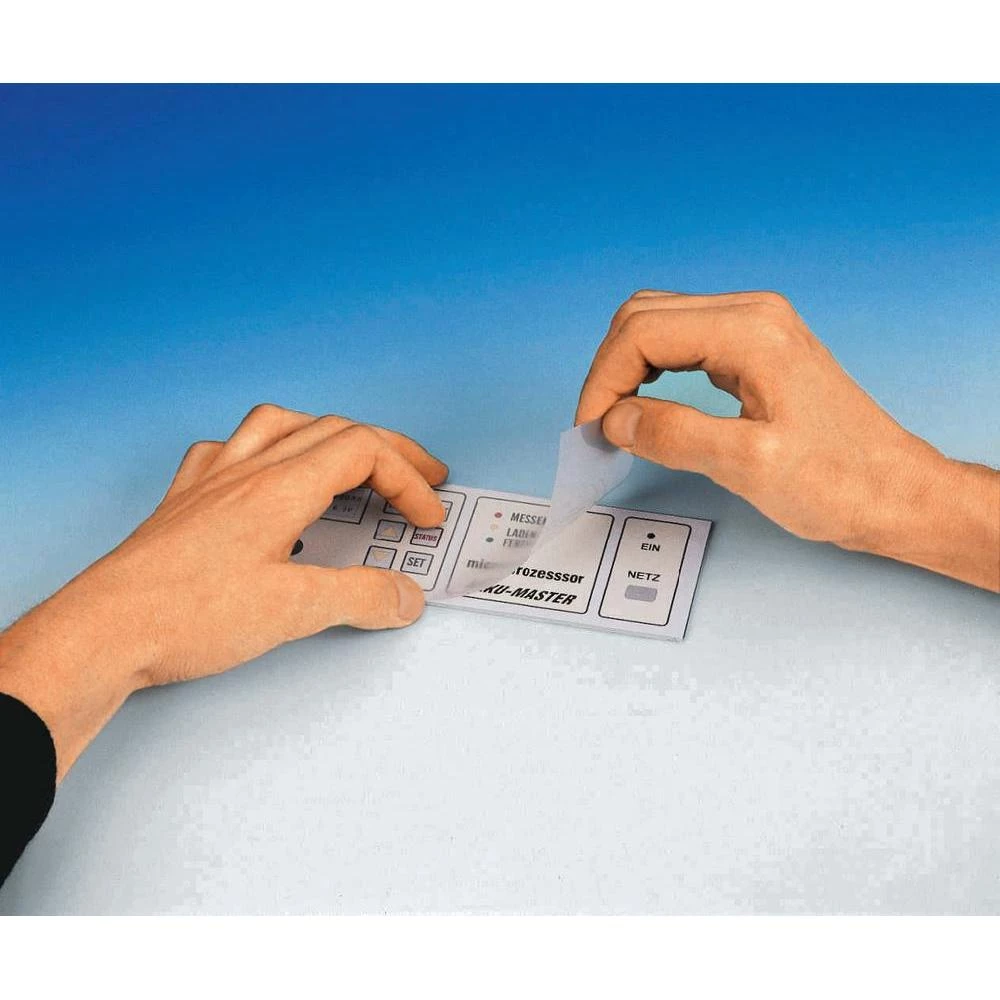 Laminatna folija matirana (zaštitna) veličina DIN A4 prozirna slika