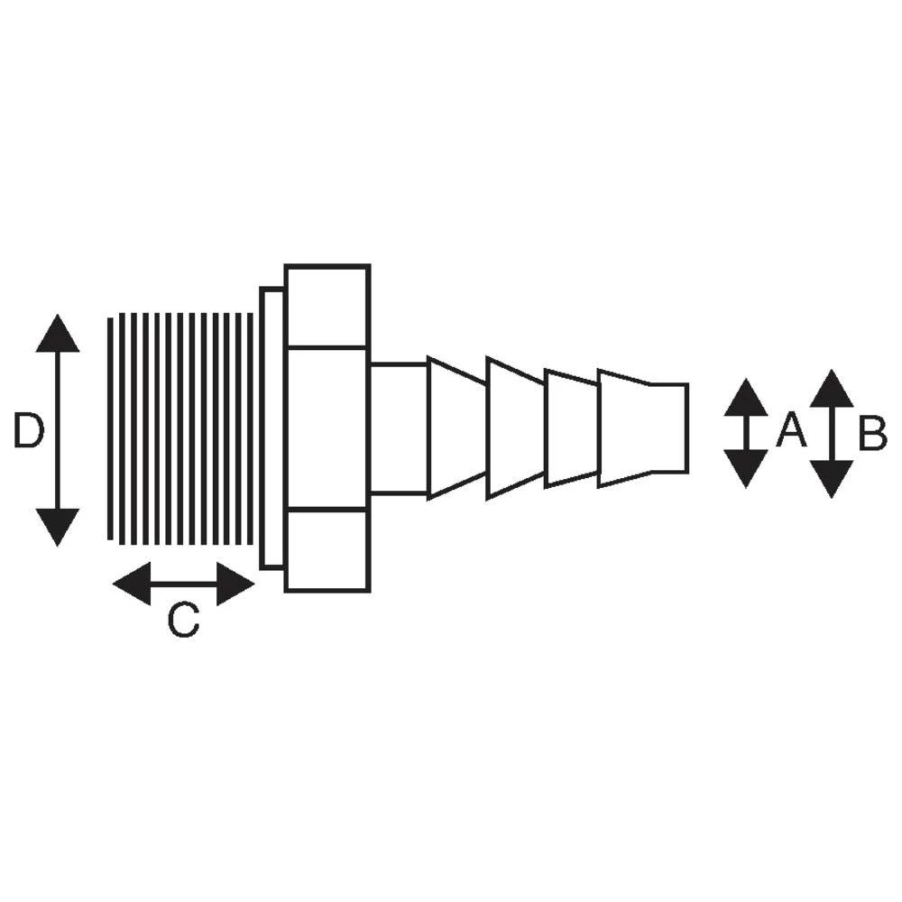 Ravna navojna cijev slika