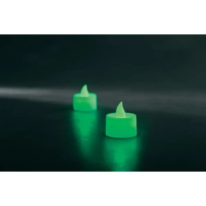 LED ukrasna svjećica, komplet od 2 komada zelene boje slika
