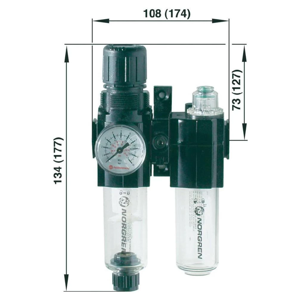 VZDRŽEVALNA ENOTA 40MY 0,3-7,0BL72-225G Norgren slika