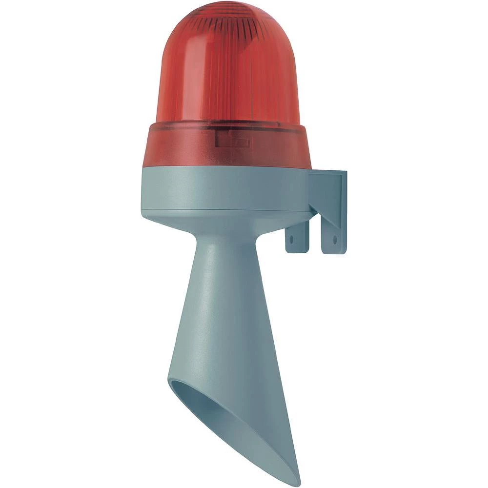 Bljeskalica i hupa 425 WM, 8 tonska 24V/AC/DC crvena Werma Signaltechnik slika