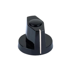 Mentor Pritisni/kazalni dugme pritiskač crna promjer osi 4 mm slika