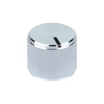 Mentor Visoko kvalitetni metalni dugme, svjetleći aluminij promjer osi 6 mm