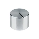 Mentor dugme za mjerni uređaj gladak aluminij promjer osi 6 mm