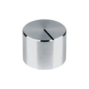 Mentor dugme za mjerni uređaj gladak aluminij promjer osi 6 mm slika