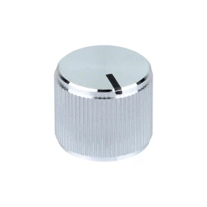 Mentor visoko kvalitetni metalni dugme svjetleći aluminij promjer osi 6 mm slika
