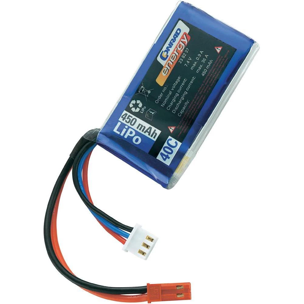 Conrad energy LiPo Akumulator 7.4 V / 450 mAh (40 C) / slika