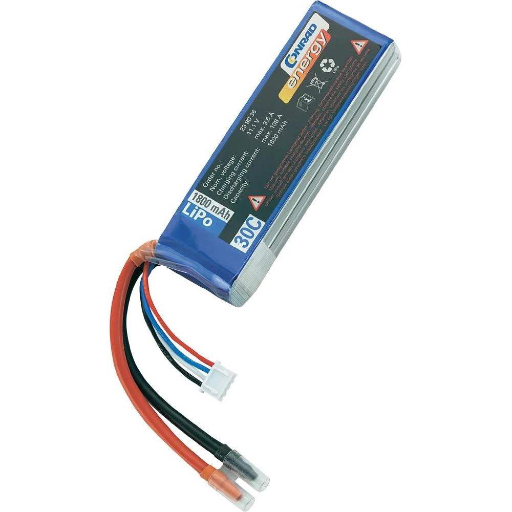 Conrad energy LiPo akumulator 11.1 V / 1800 mAh (30 C) / slika