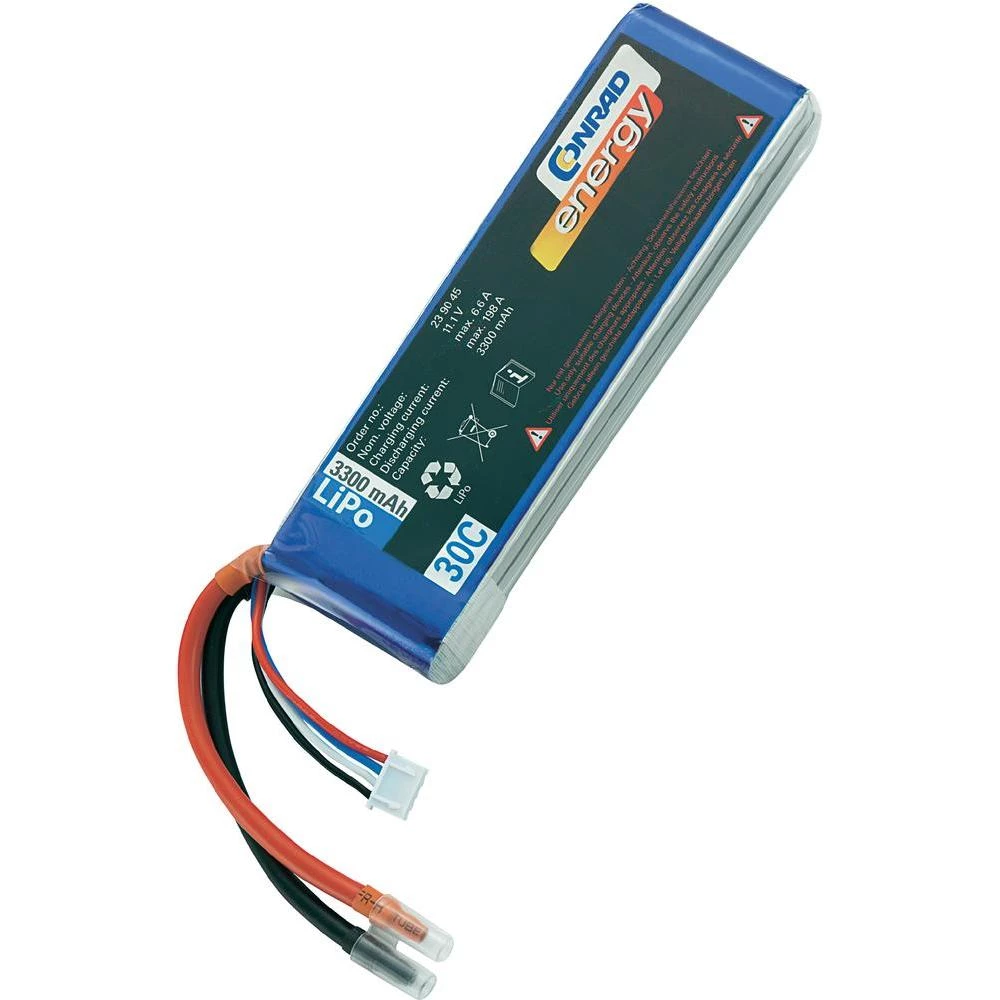Litijum-polimerski akumulator od 11,1 V/3.300 mAh/30C slika