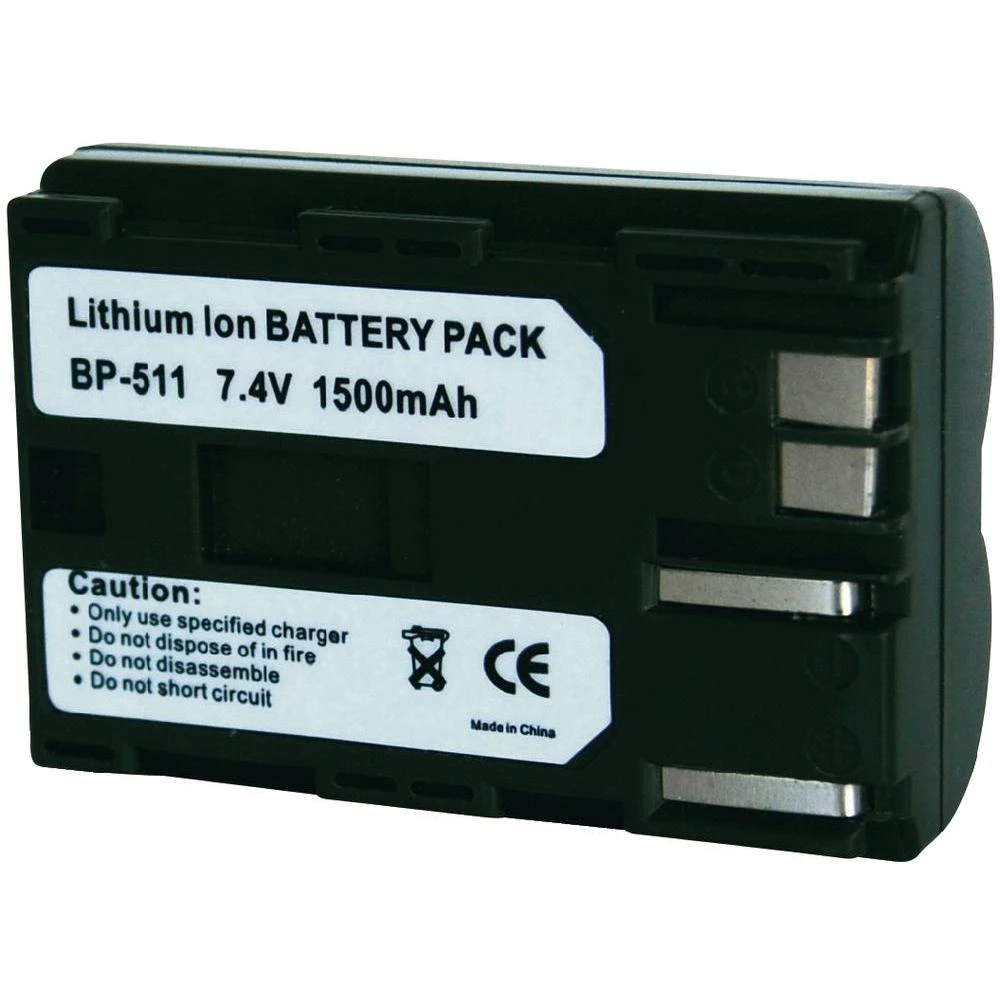 Akumulator za kameru CANON BP511, 1300 MAH, 7,4V slika