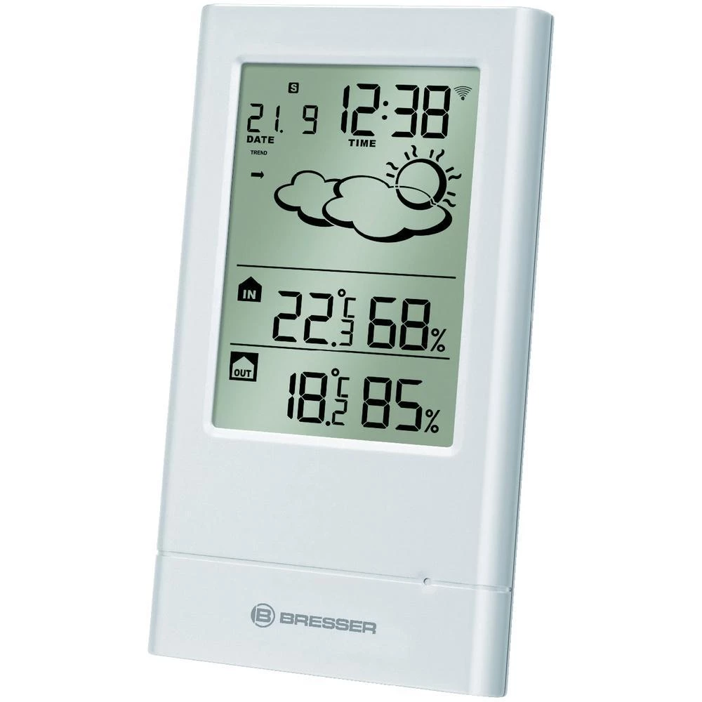 Bežična vremenska stanica Bresser Optik TempTrend, bijele boje slika