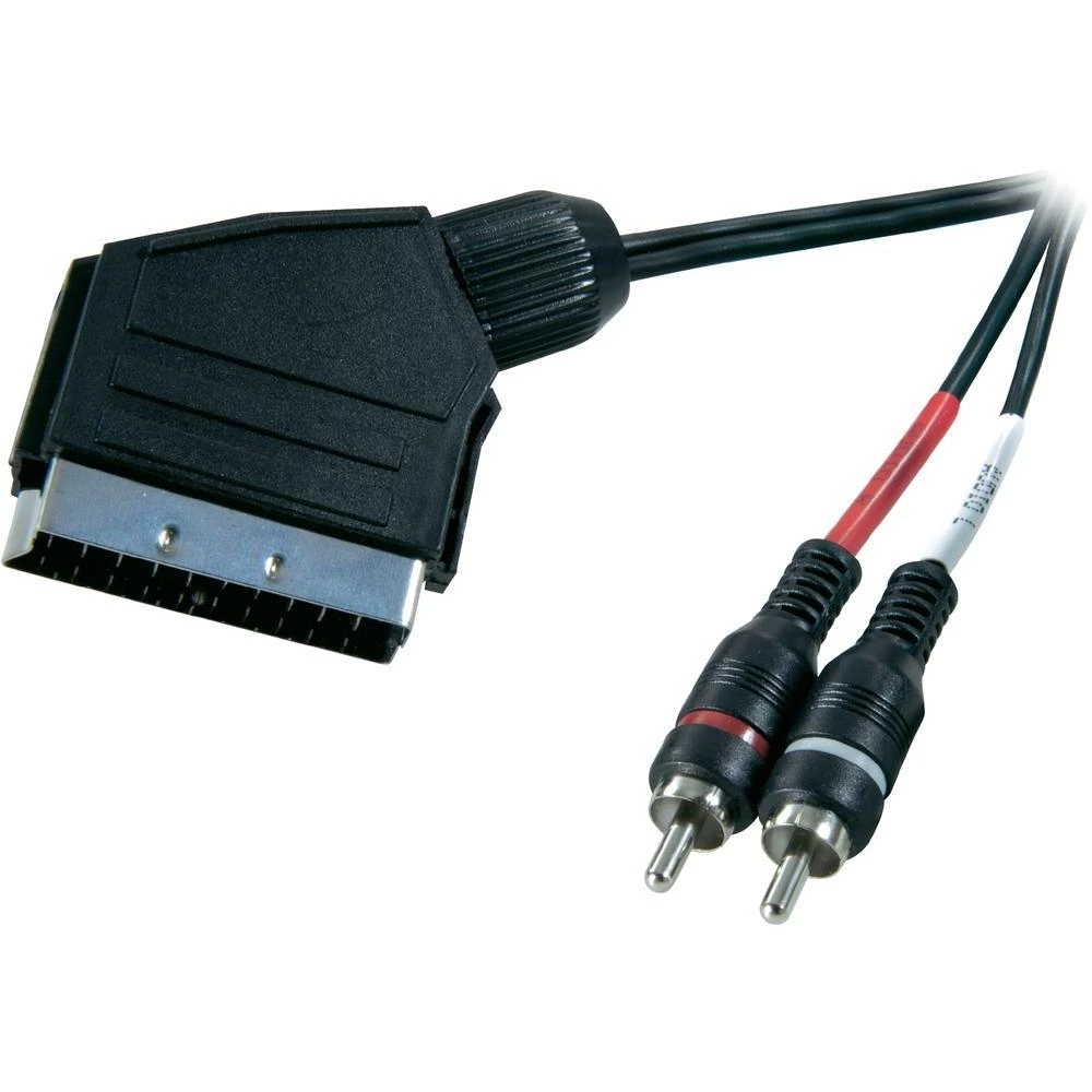 Adapterski kabal SCART/2 cinchod 2 m slika