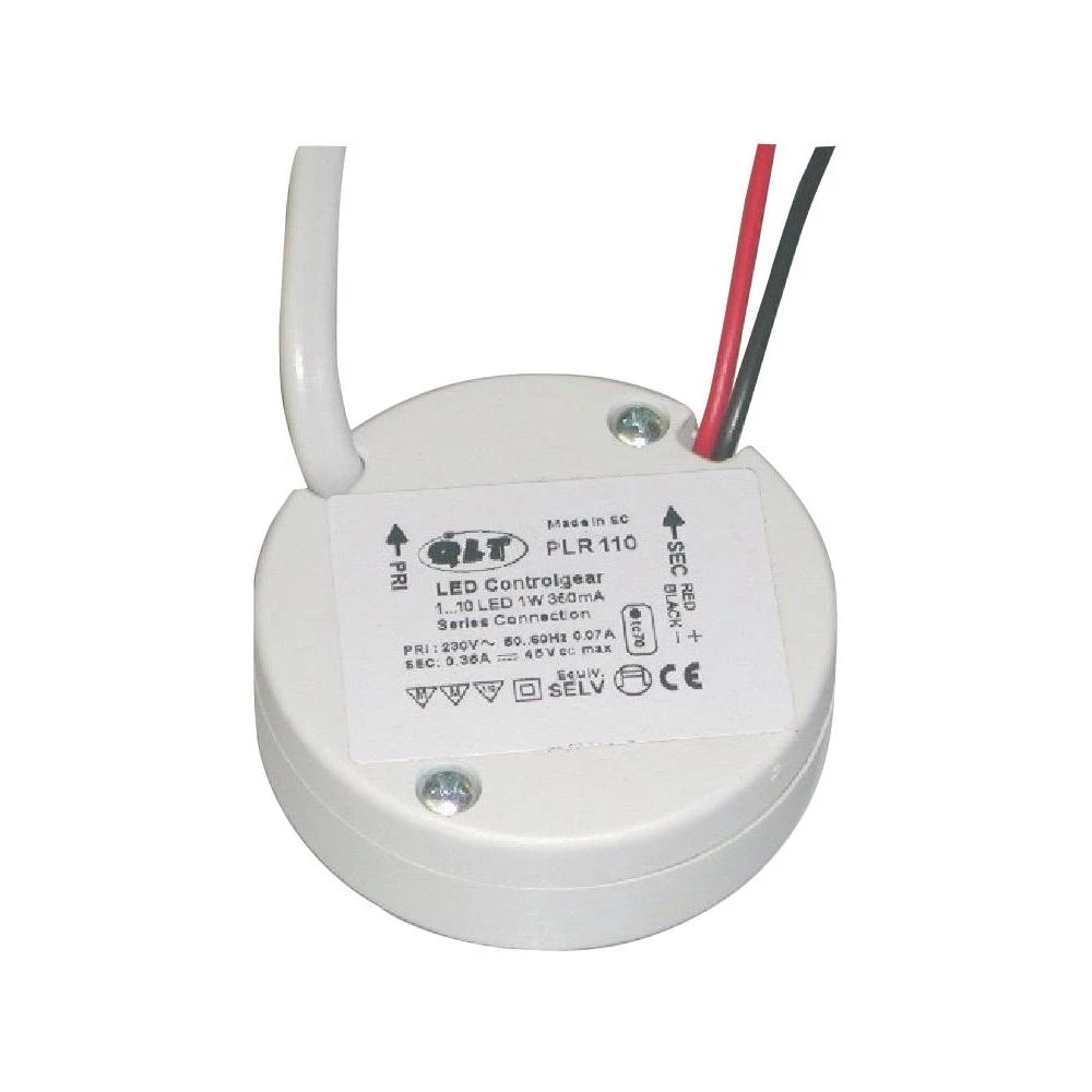 LED-pretvarač PLR 110, okrugao, 36 V, 350 MA slika