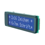 Alfanumerički Dotmatrix-LCD-modul za utaknuti DIP162-DN3LW format 2 x 16