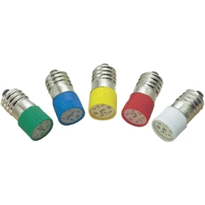 LED plosnata sijalica T10 Multi2 čipa, Barthelme 70113122, crvena, radni napon 1 slika