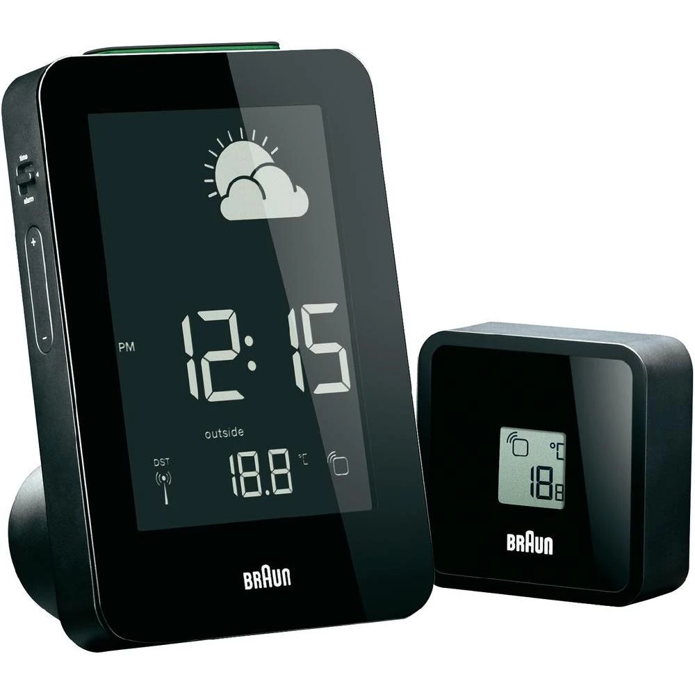 Bežična vremenska stanica Braun, crno-bijele boje slika