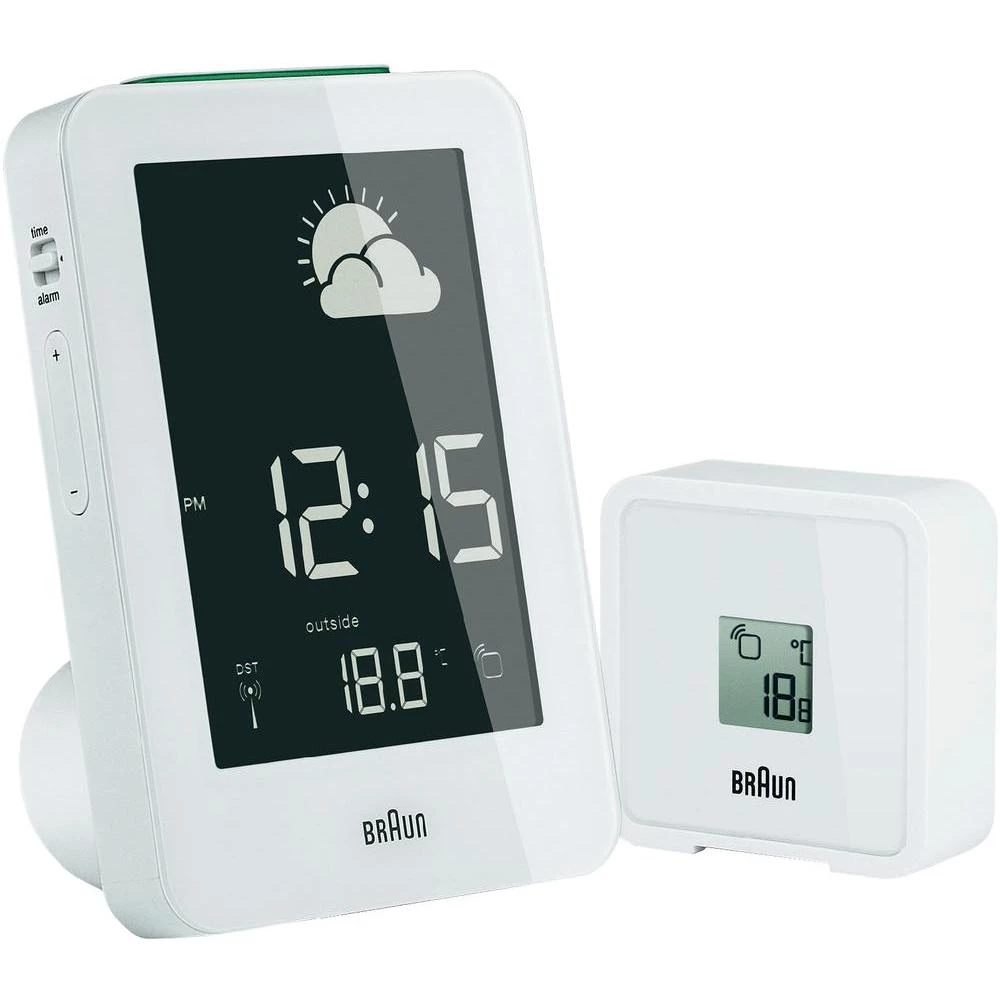 Bežična vremenska stanica Braun, bijele boje slika
