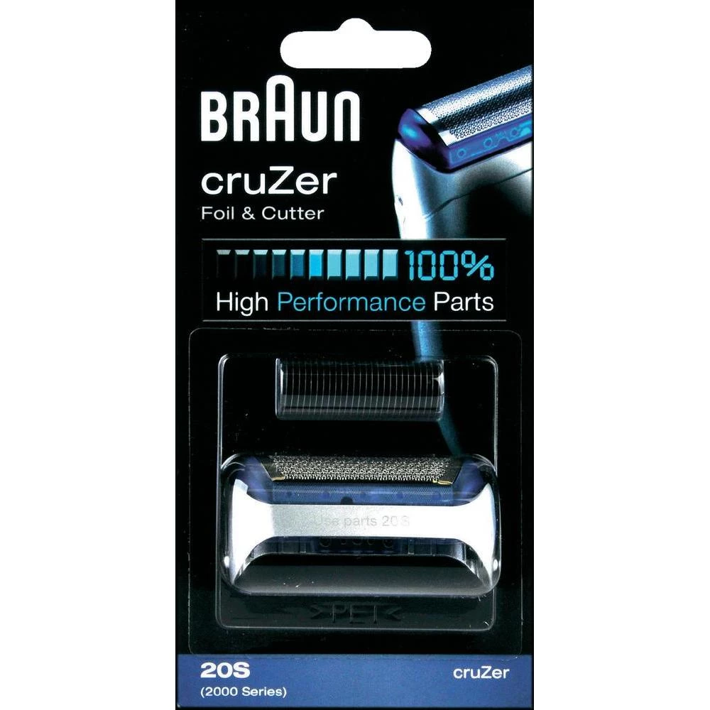 Mrežica za brijanje i blok oštrica Braun cruZer 2000/20S, kombinirano pakiranje 072676 slika