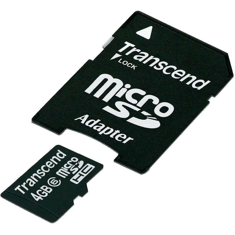 Kartica Transcend MicroSDHC od 4 GB, klasa 6, uklj. SD adapter slika