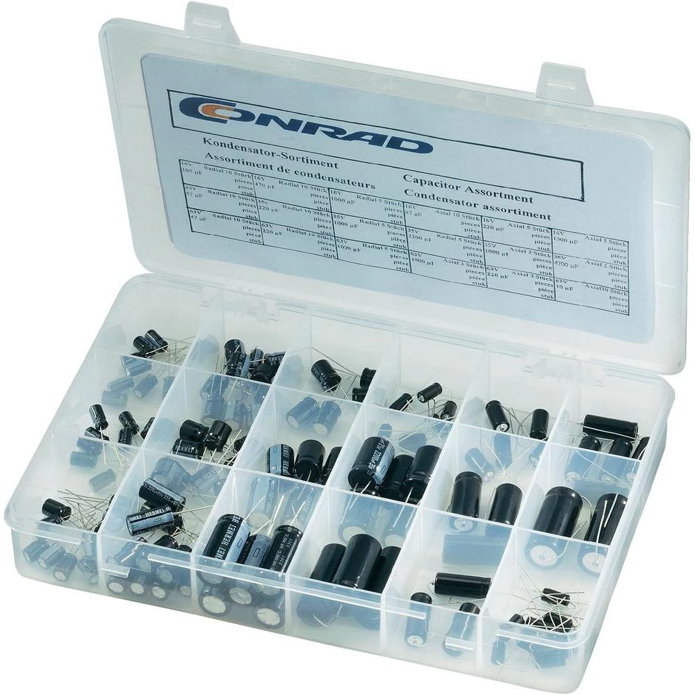 Elektrolitski kondenzatori, komplet slika