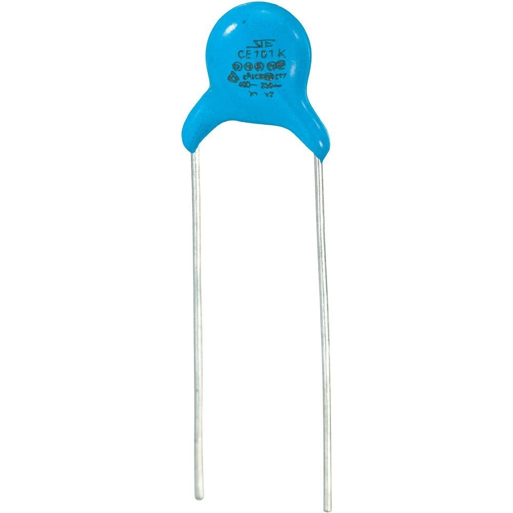 Keramički kondenzator Y2 raster 7.5 mm 100 pF 250 VAC 10 % slika