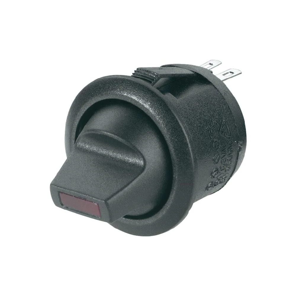 SCIPrevjesna sklopka s ručkom250 V/AC 6 A R13-112LP-02 LEDzelena 250 V/AC 6 A slika