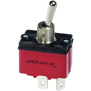 APEM sklopka s ručkom 250 V/AC6 A 3647NF/2 2 x (uklop)/isklop/(uklop) slika