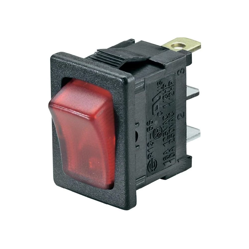 SCI Klecna sklopka, 10 A R13-66B-02 žuta (250V/AC 150KR) uklop/isklop 250 V/AC 6 slika