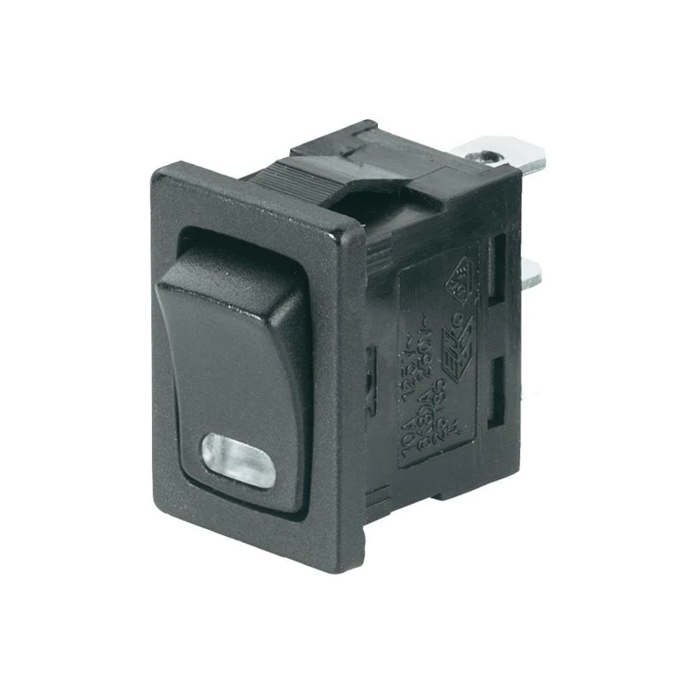 SCI Klecna sklopka, 10 A R13-66L-02 crvena uklop/isklop 250 V/AC 6 A slika