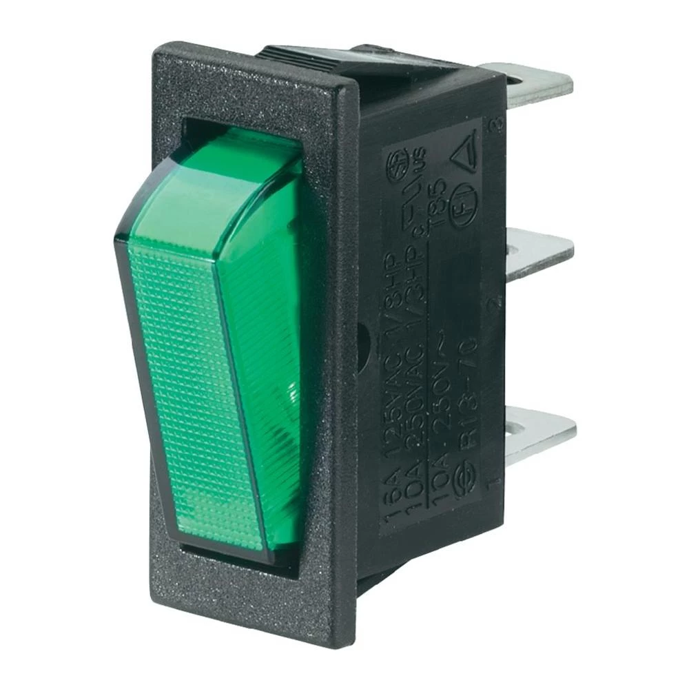 SCI Klecna sklopka, 16 A R13-70B-01 zelena (250V/AC 150KR) uklop/isklop 250 V/AC slika