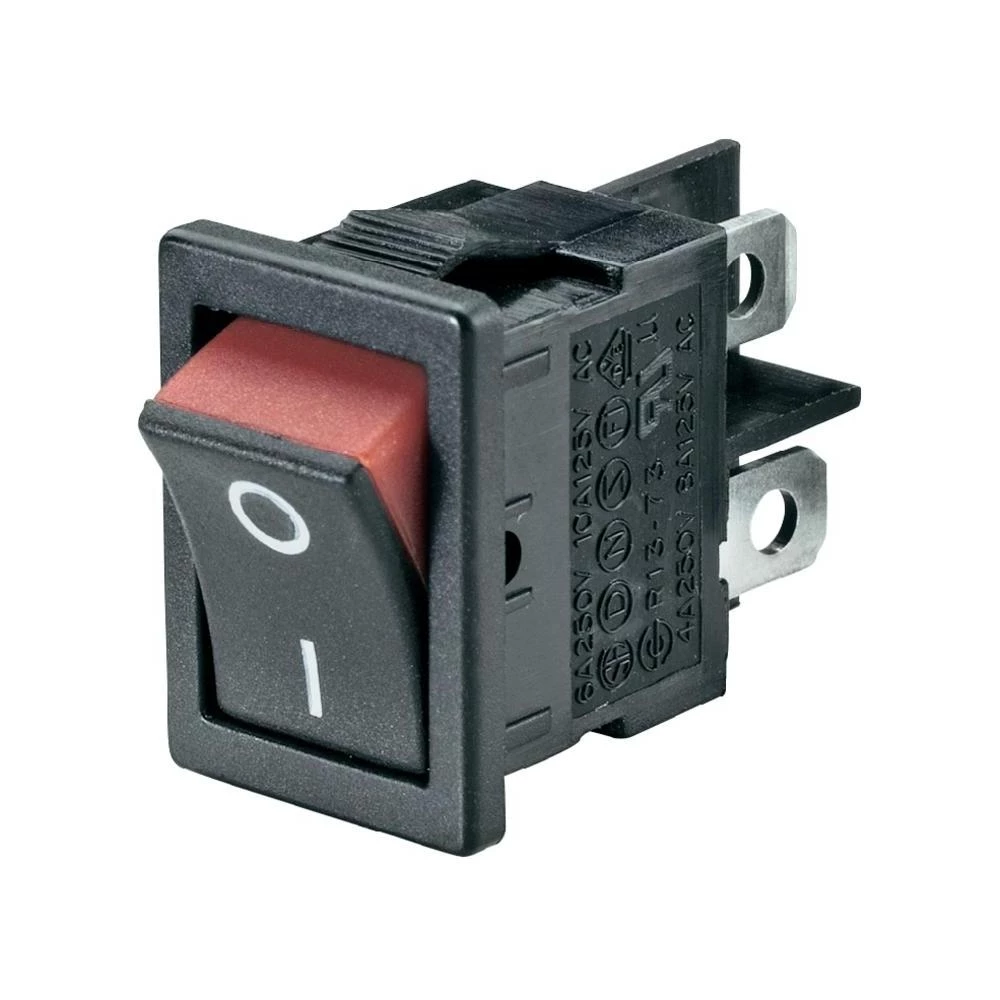 SCI Klecna sklopka, 10 A R13-73A2-02 Dvopolni uklop/isklop 250 V/AC 6 A slika