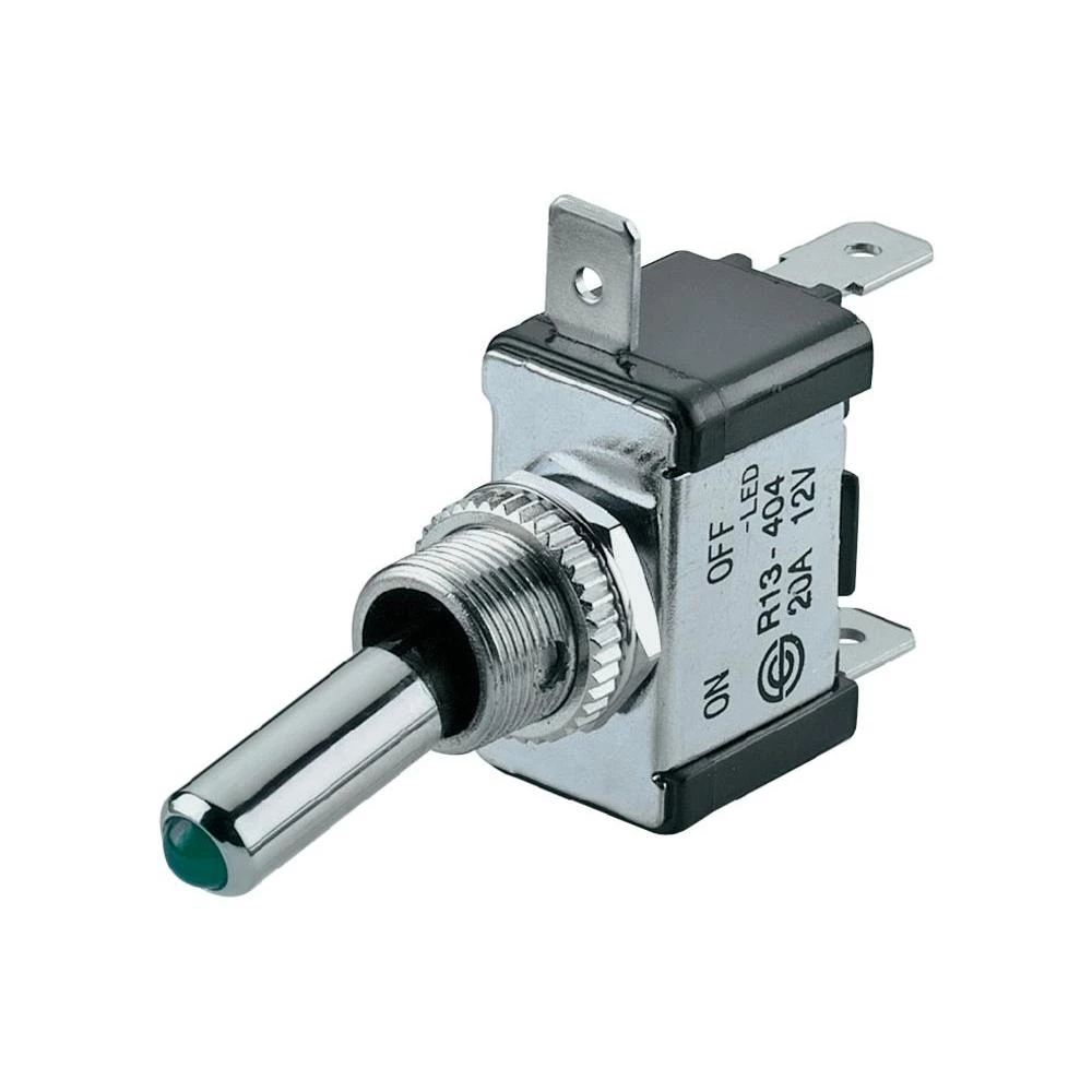 SCI Automobilski prevjesni prekidač 12 V/DC 20 A R13-404-SQzelena slika