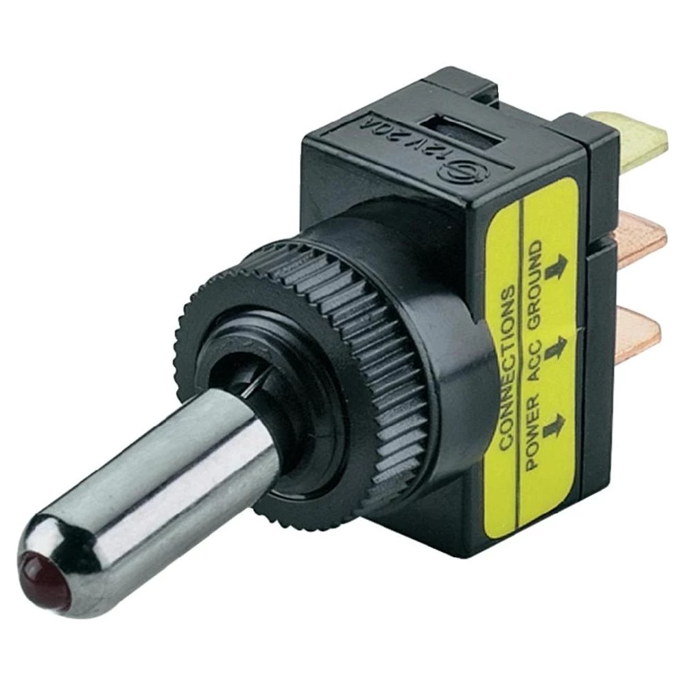 SCI Automobilski prevjesni prekidač 12V/DC 20 A R13-61L2 crveni uklop/isklop slika