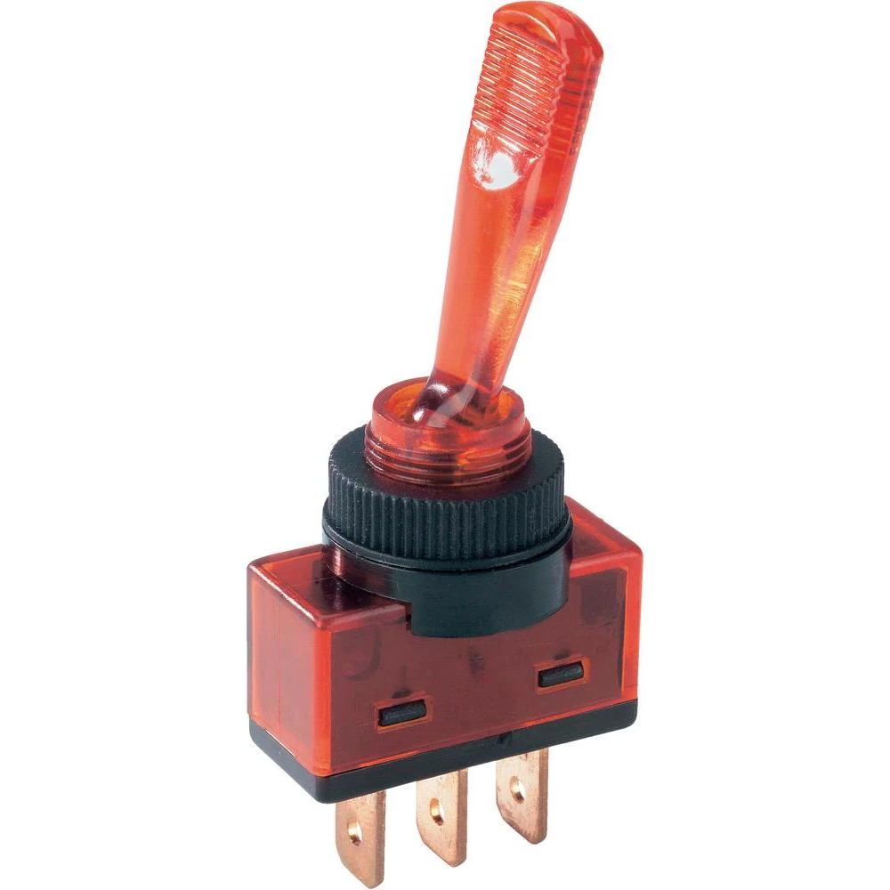 SCI Automobilski prevjesni prekidač sa Beleuchtung 12 V/DC 20 A ASW-13D 20 crven slika