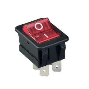 Arcolectric Osvjetljena klecnasklopka 250 V/AC 16 A C1353VBNAB 2 x uklop/isklop slika
