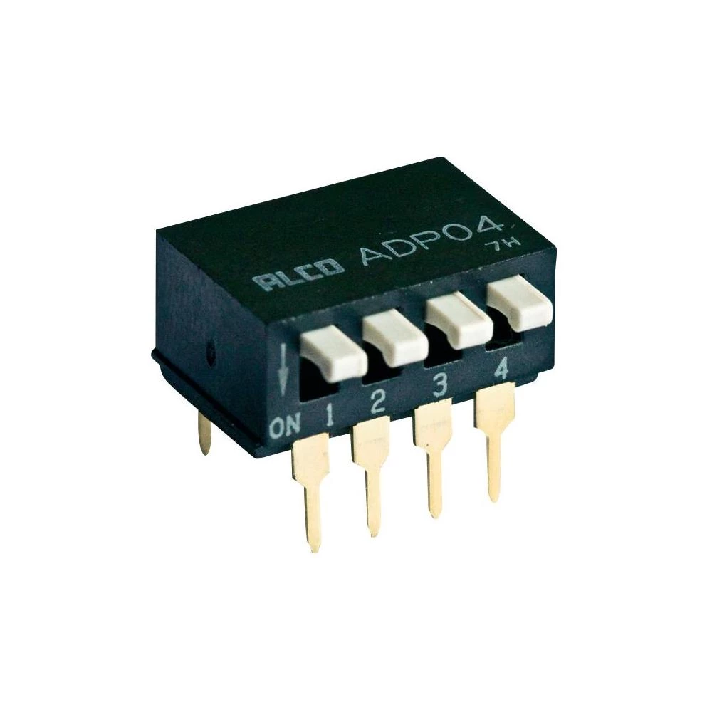 Tivity Kodirna sklopka 1571999-6 4-polna 24 V/DC 100 mA slika