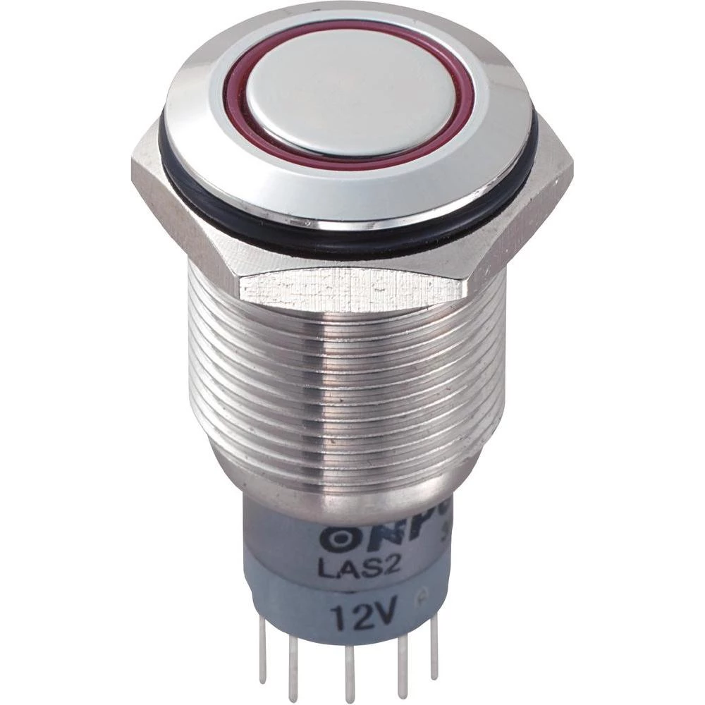 Sklopka sa zaštitom od vandalizma, 16 mm 250 V/AC 3 A, osvjetljena slika