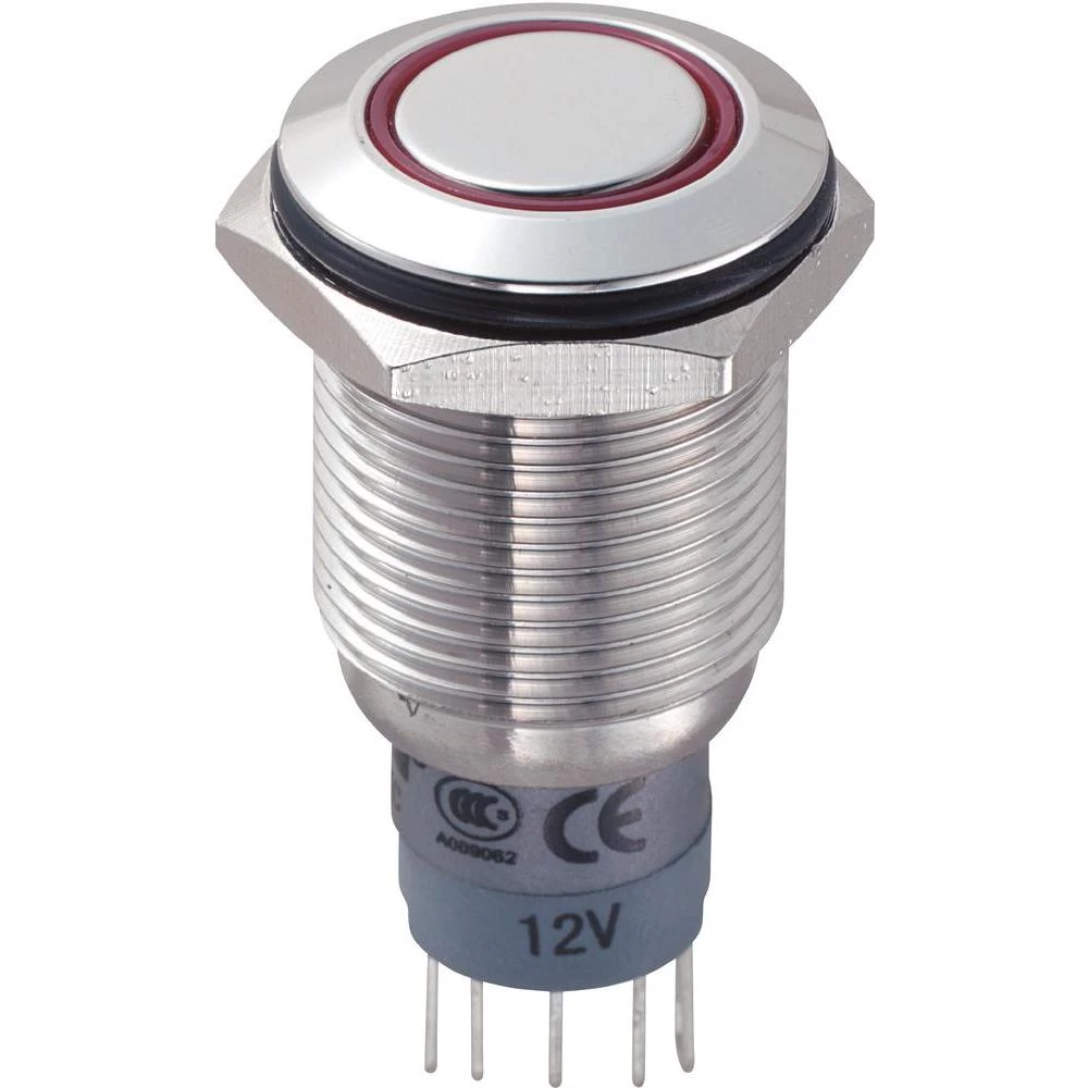 Sklopka sa zaštitom od vandalizma 16 mm LAS2GQF-11E/R/12V/S/P, osvetljena slika