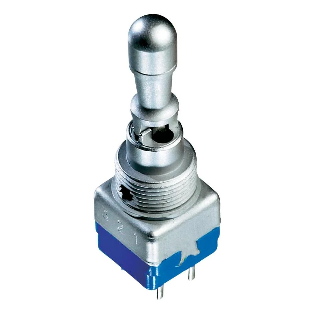 APEM sklopka s ručkom serije 12000 250 V/AC 2 A 12149AK 2 xuklop/isklop/uklop slika