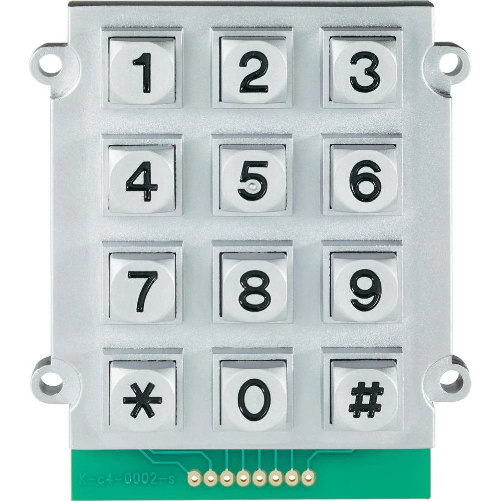 Metalna tipkovnica 0031-008B-2F Matrix 3 x 4 opterećenje kontakta 5 Ma slika