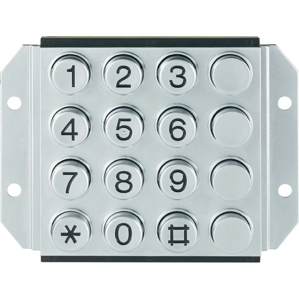 Metalna tipkovnica 031-0007-3PMatrix 4 x 4 opterećenje kontakta 5 mA slika