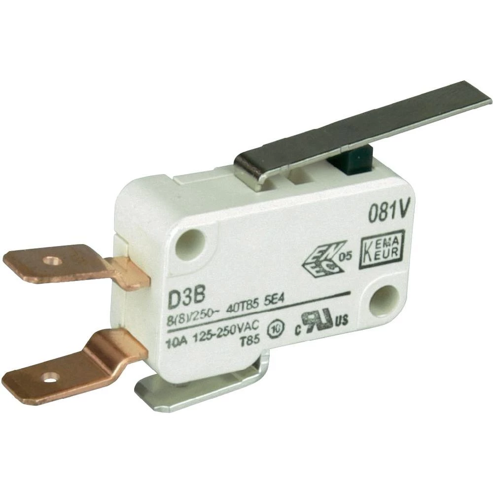 Cherry SW-tches Minijaturni prekidač D3 250 V/AC D3B6-V3LD slika