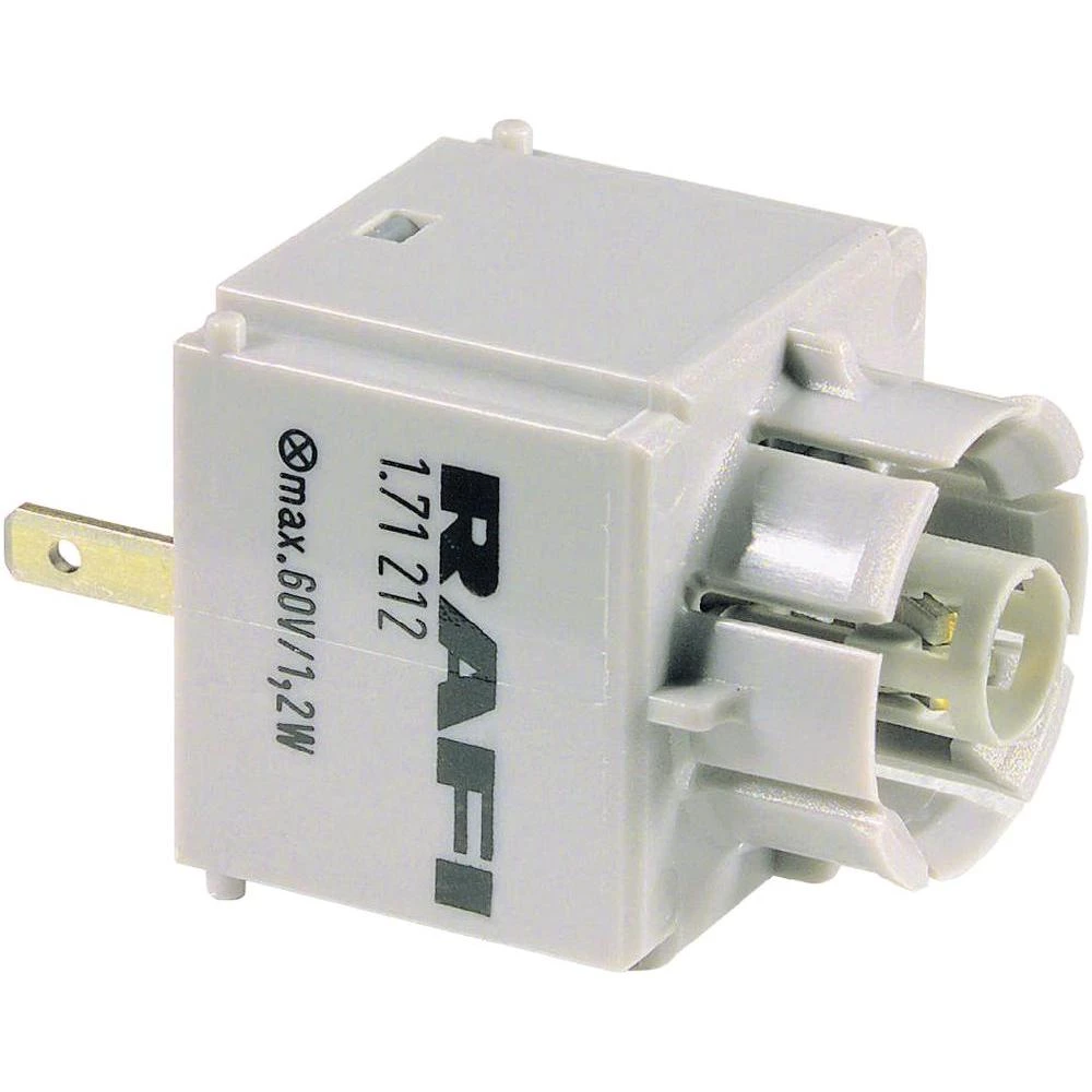 RAFI Podnožje za žarulju W 2 x 4,6 d maks. 60 V 1.71212.011 slika