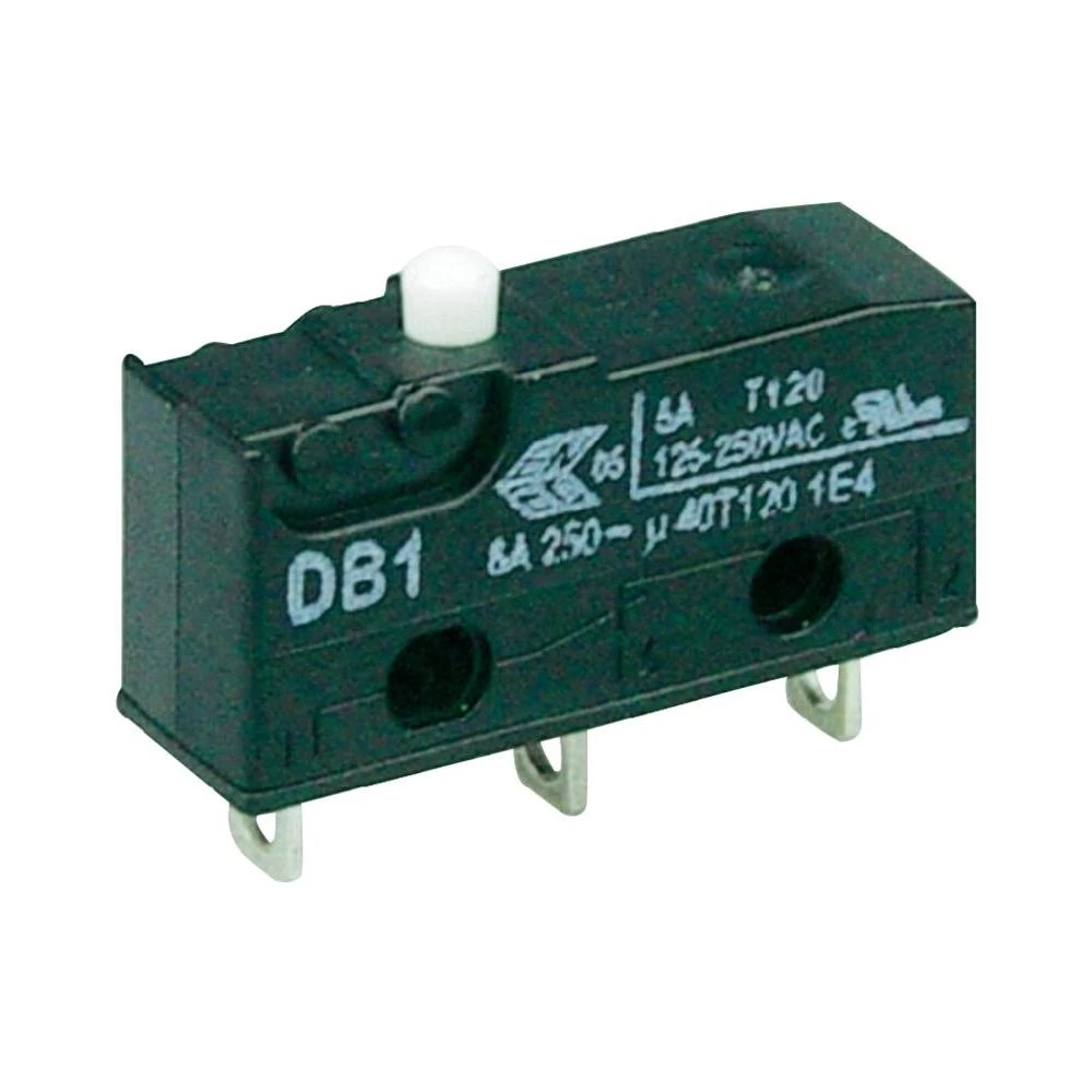 Cherry SW-tches Subminijaturni prekidač DB1 250 V/AC DB1C-A1AA 1 preklopni konta slika