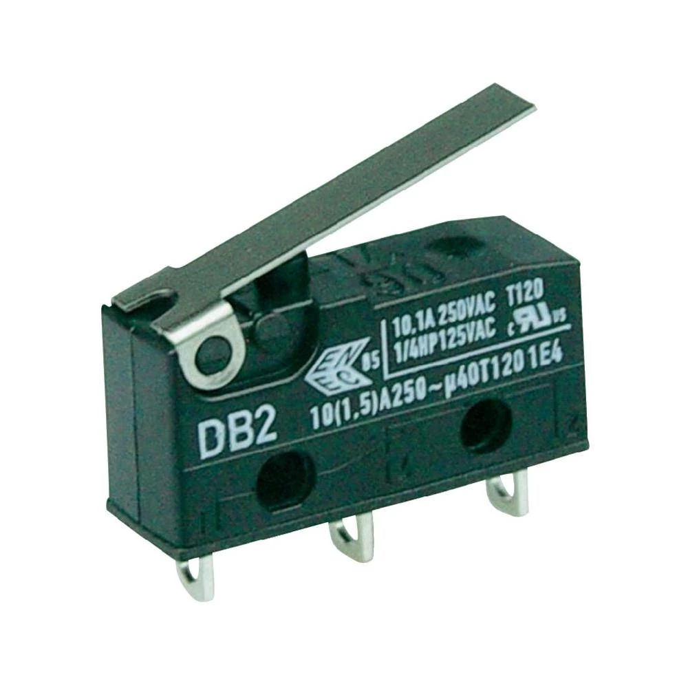 Cherry SW-tches Subminijaturni prekidač 250 V/AC DB2 DB2C-A1LB 1 preklopni konta slika