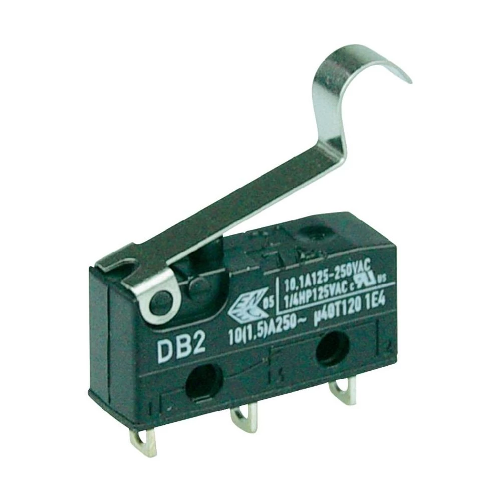 Cherry SW-tches Subminijaturni prekidač 250 V/AC DB2 DB2C-A1SC 1 preklopni konta slika