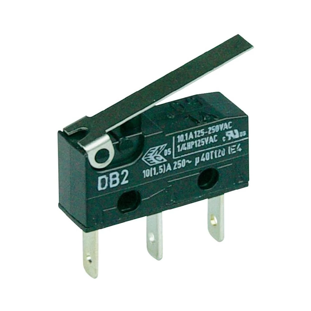 Cherry SW-tches Subminijaturni prekidač 250 V/AC DB2 DB2C-B1LC 1 preklopni konta slika